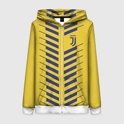 Толстовка на молнии женская FC Juventus: Creative, цвет: 3D-белый