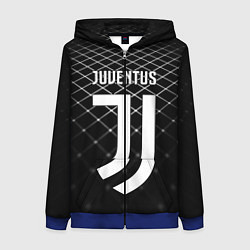 Женская толстовка на молнии FC Juventus: Black Lines