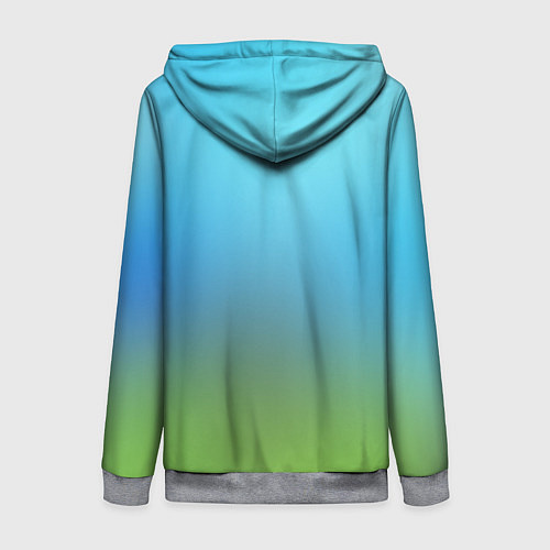 Женская толстовка на молнии Z-Link / 3D-Меланж – фото 2