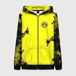 Женская толстовка на молнии FC Borussia Dortmund: Yellow Original