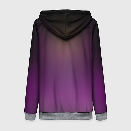 Женская толстовка на молнии Digital Race / 3D-Меланж – фото 2