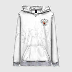 Толстовка на молнии женская Russia 2022 The Winner!, цвет: 3D-меланж