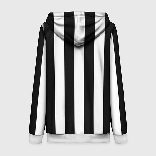 Женская толстовка на молнии FC Juventus / 3D-Белый – фото 2