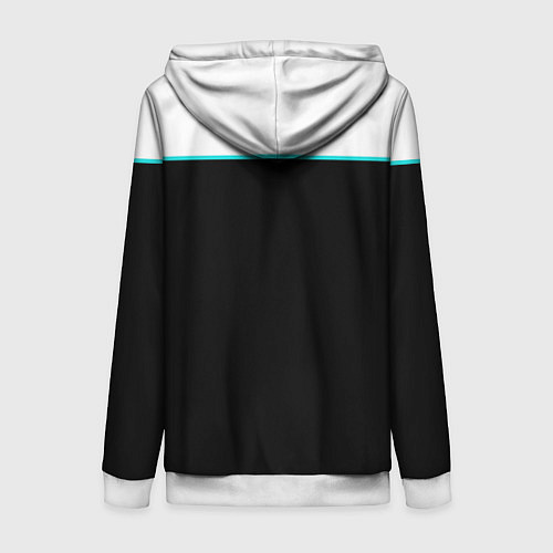 Женская толстовка на молнии Detroit: AX400 / 3D-Белый – фото 2