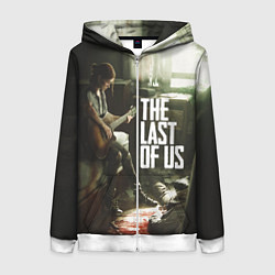 Толстовка на молнии женская The Last of Us: Guitar Music, цвет: 3D-белый