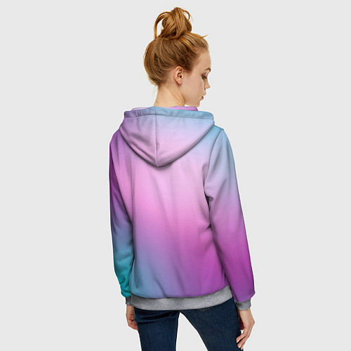 Женская толстовка на молнии Taehyung BTS / 3D-Меланж – фото 4