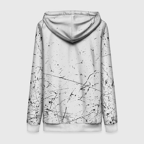 Женская толстовка на молнии ХАОС: GONEFludd / 3D-Белый – фото 2