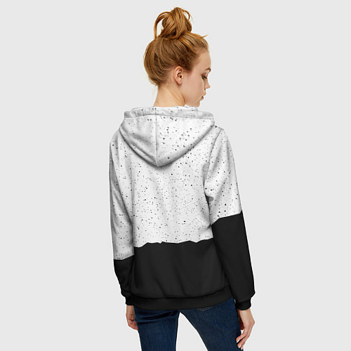 Женская толстовка на молнии BTS: Black Stars / 3D-Черный – фото 4