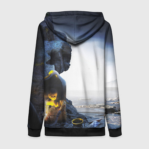 Женская толстовка на молнии Death Stranding: Exclusive / 3D-Черный – фото 2