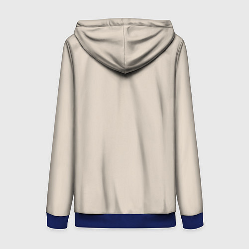 Женская толстовка на молнии SANITYS FALL / 3D-Синий – фото 2