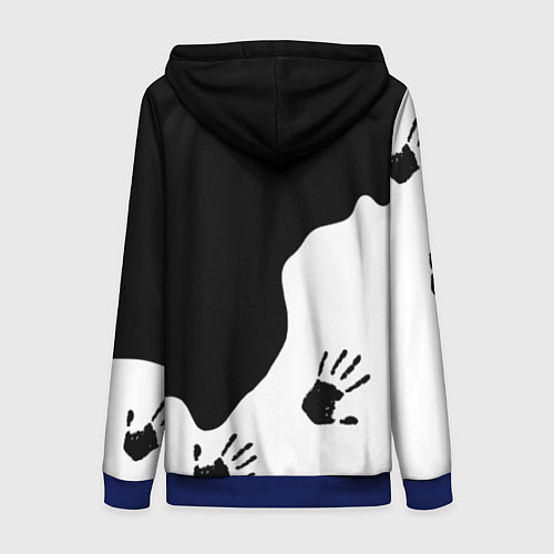 Женская толстовка на молнии DEATH STRANDING / 3D-Синий – фото 2