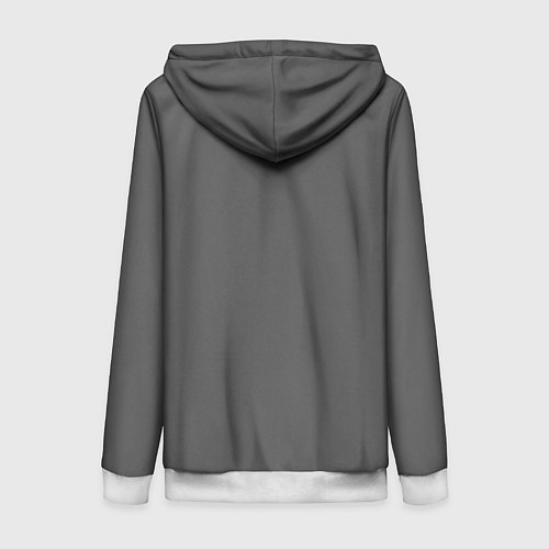 Женская толстовка на молнии Король и Шут / 3D-Белый – фото 2