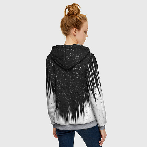 Женская толстовка на молнии IMAGINE DRAGONS / 3D-Меланж – фото 4