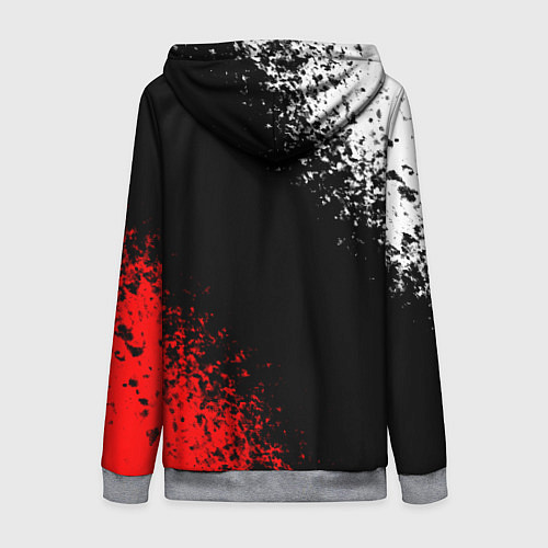 Женская толстовка на молнии Overlord / 3D-Меланж – фото 2