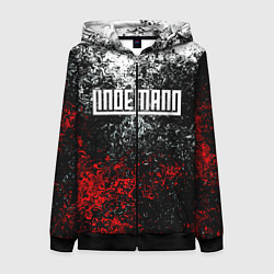 Толстовка на молнии женская LINDEMANN: Colour Splash, цвет: 3D-черный