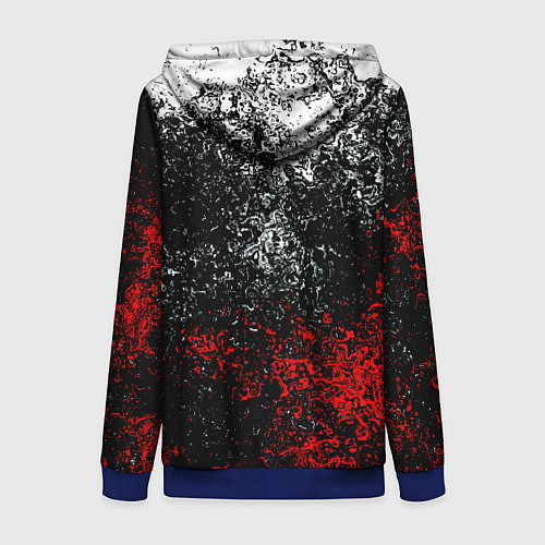 Женская толстовка на молнии LINDEMANN: Colour Splash / 3D-Синий – фото 2