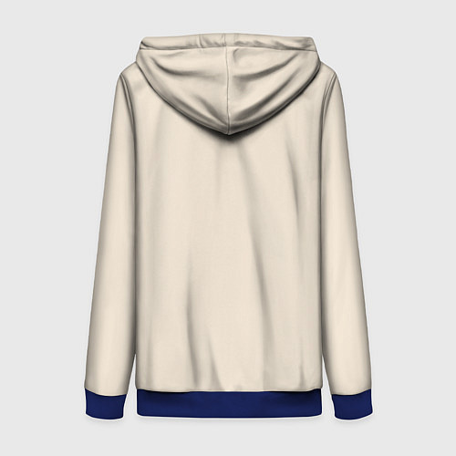 Женская толстовка на молнии Сталин / 3D-Синий – фото 2