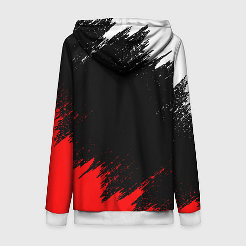 Женская толстовка на молнии KIMETSU NO YAIBA / 3D-Белый – фото 2