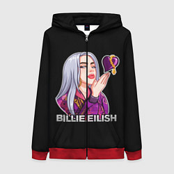 Женская толстовка на молнии BILLIE EILISH