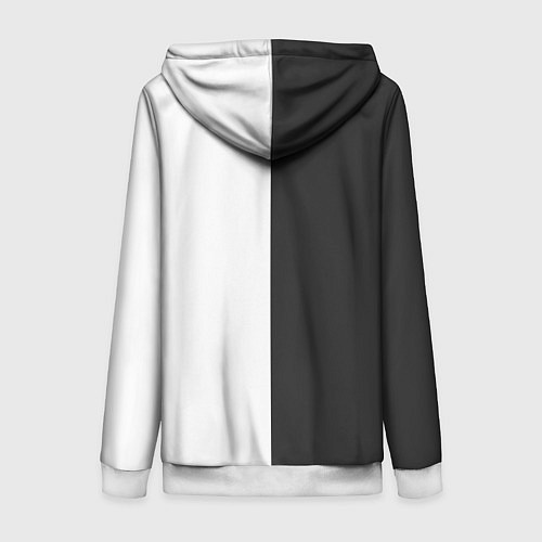 Женская толстовка на молнии Dzhizus / 3D-Белый – фото 2