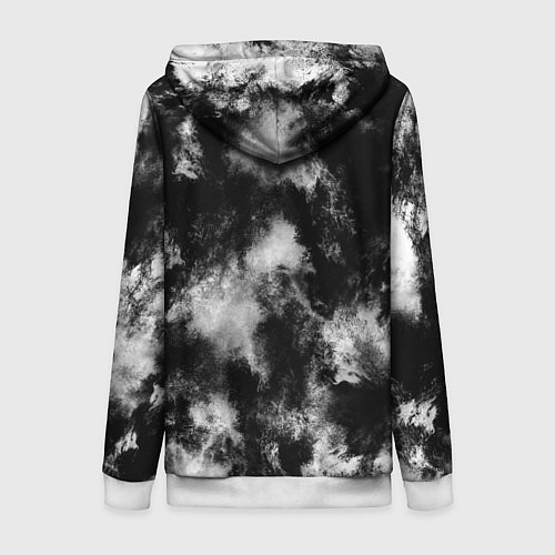 Женская толстовка на молнии Whitesnake / 3D-Белый – фото 2