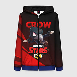 Женская толстовка на молнии BRAWL STARS CROW