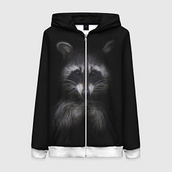 Женская толстовка на молнии Енот