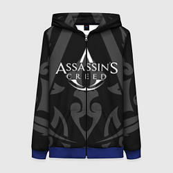 Толстовка на молнии женская Assassin’s Creed, цвет: 3D-синий