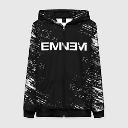 Толстовка на молнии женская EMINEM, цвет: 3D-черный
