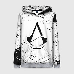 Толстовка на молнии женская ASSASSINS CREED, цвет: 3D-меланж