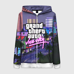 Женская толстовка на молнии Grand Theft Auto Vice City