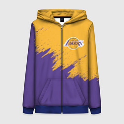 Женская толстовка на молнии LA LAKERS