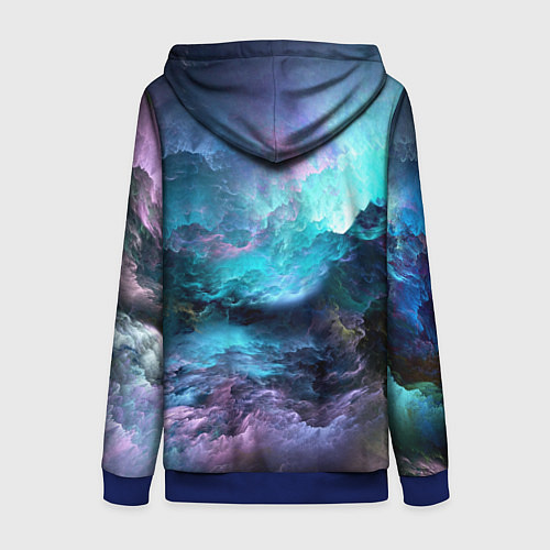 Женская толстовка на молнии ASSASSINS CREED / 3D-Синий – фото 2