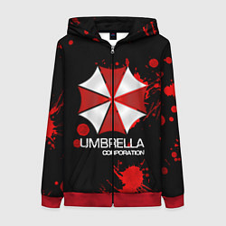 Женская толстовка на молнии UMBRELLA CORP