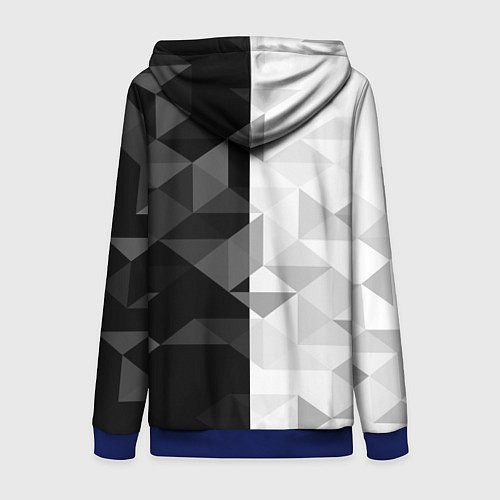 Женская толстовка на молнии ROBLOX / 3D-Синий – фото 2