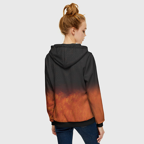 Женская толстовка на молнии ROBLOX / 3D-Черный – фото 4