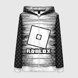 Толстовка на молнии женская Roblox, цвет: 3D-белый