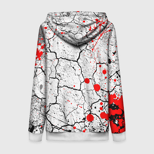 Женская толстовка на молнии DEAD BY DAYLIGHT / 3D-Белый – фото 2