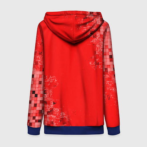 Женская толстовка на молнии ROBLOX / 3D-Синий – фото 2