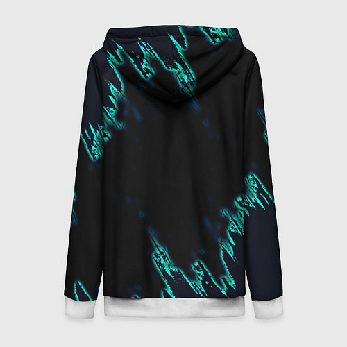 Женская толстовка на молнии DEVIL MAY CRY / 3D-Белый – фото 2