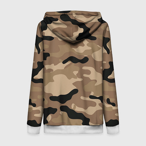 Женская толстовка на молнии ВДВ СССР / 3D-Белый – фото 2