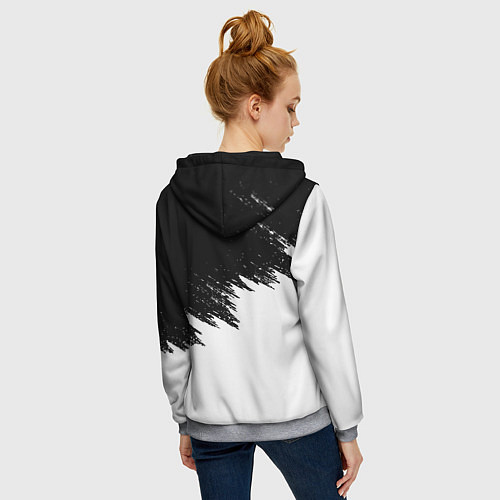 Женская толстовка на молнии ASSASSINS CREED / 3D-Меланж – фото 4