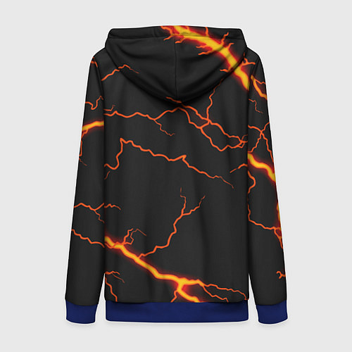 Женская толстовка на молнии KIMETSU NO YAIBA / 3D-Синий – фото 2