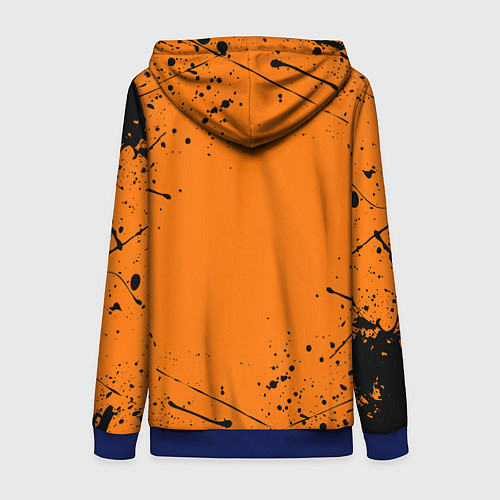 Женская толстовка на молнии HALF-LIFE / 3D-Синий – фото 2