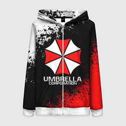 Женская толстовка на молнии RESIDENT EVIL UMBRELLA