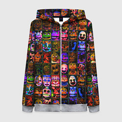 Женская толстовка на молнии Five Nights At Freddy's