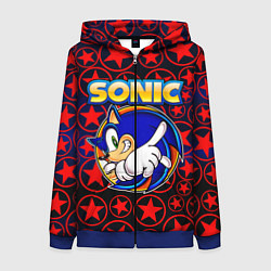 Женская толстовка на молнии Sonic