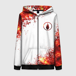 Толстовка на молнии женская Thousand Foot Krutch, цвет: 3D-черный