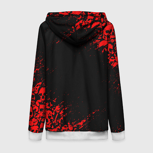 Женская толстовка на молнии UMBRELLA CORP / 3D-Белый – фото 2