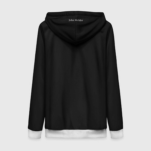 Женская толстовка на молнии Рожден для сварки / 3D-Белый – фото 2